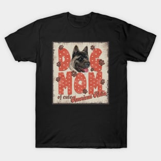 Dog Mom Of Cute American Akita T-Shirt